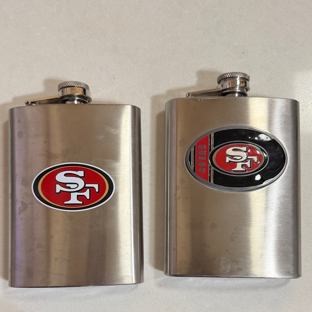 Stainless Steel Flask with 49er Logo